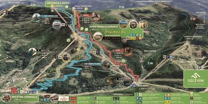 Odkryj Szczyrk: Najlepsze trasy rowerowe MTB w malowniczej scenerii