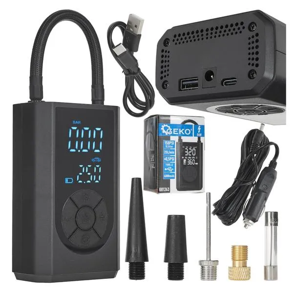 Napompowanie roweru kompresorem