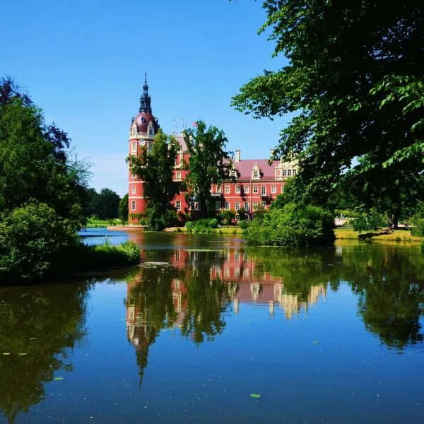 Park Mużakowski na rowerze