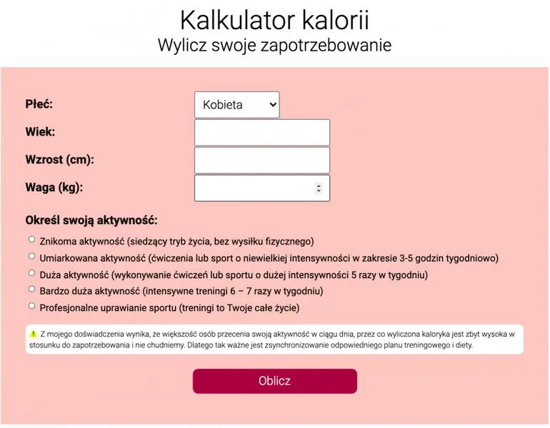 Spalanie kalorii na rowerze