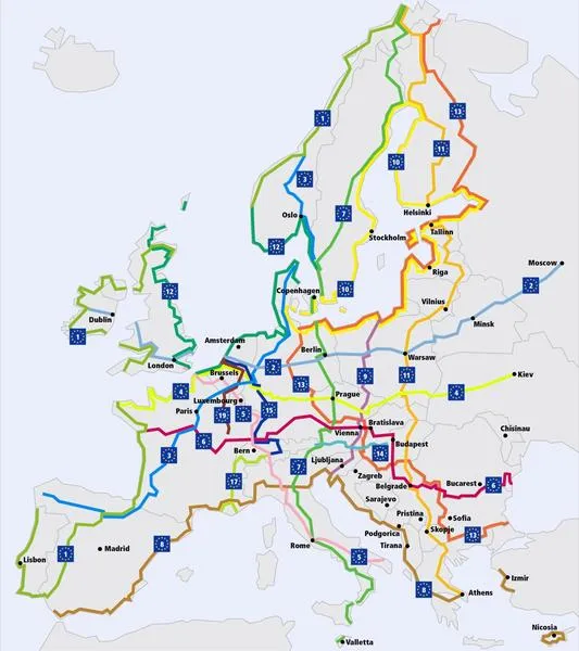 Trasy rowerowe w Europie