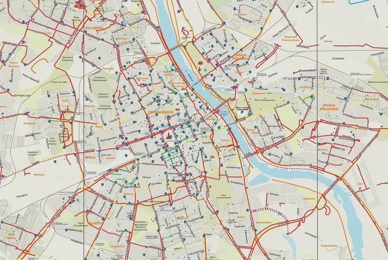 Trasy rowerowe w Warszawie