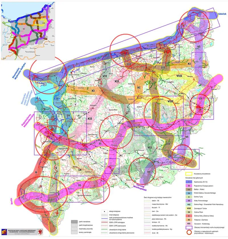 Zachodniopomorskie trasy rowerowe